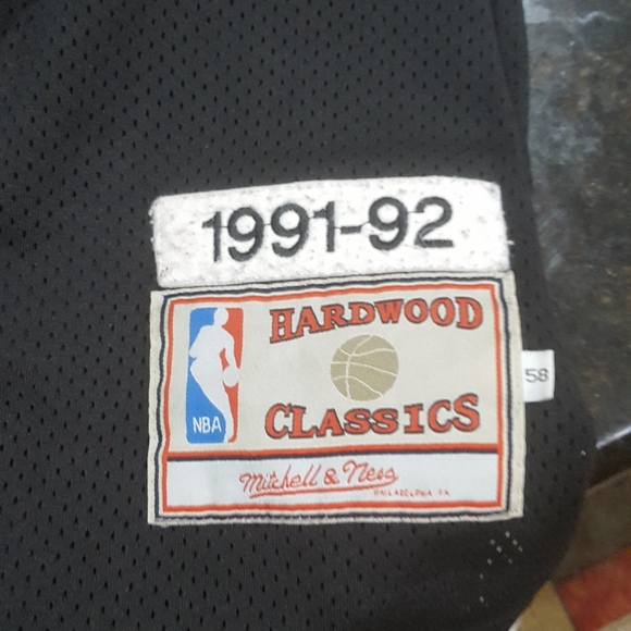 Mitchell and ness throwback jersey Michael Jordan used black 3xl - Picture 4 of 4